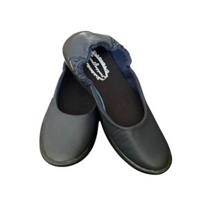 Sandbaggers Women's Lyn Ballet Golf Shoes Sz 8 Navy Blue Slip On Country Club